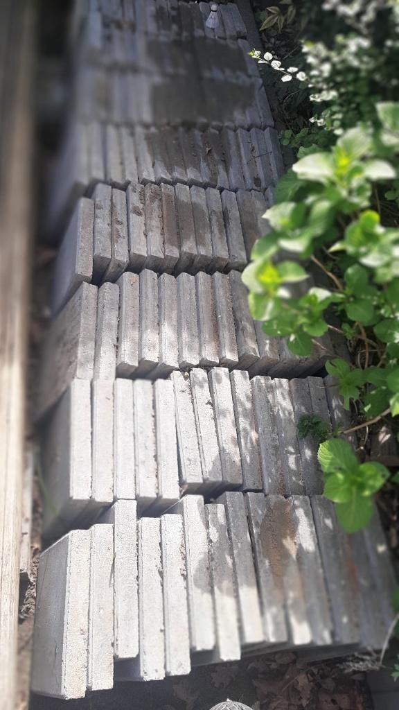gratis af te halen stoep tegels, Tuin en Terras, Tegels en Klinkers, Ophalen, Gebruikt, 10 m² of meer, Beton