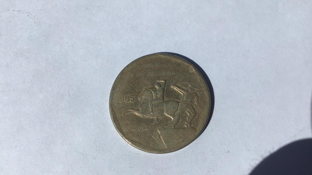 Colombia 10 pesos 1965., Ophalen of Verzenden, Zuid-Amerika