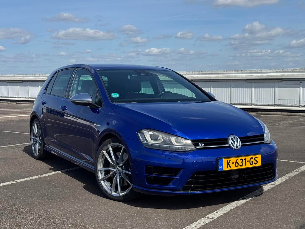 Volkswagen Golf 2.0 TSI R 221KW 5D 4MOTION DSG 2014 Blauw, Auto's, Volkswagen, Automaat, Zwart, 4 cilinders, 1984 cc