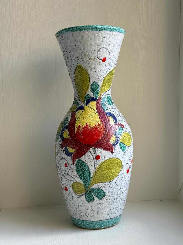 Vintage vaas Fratelli Fanciullacci Italy keramiek jaren 60, Ophalen of Verzenden