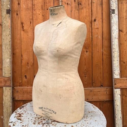 Paspop buste Stockman Paris Siegel creme origineel, Ophalen of Verzenden, Gebruikt, Paspop