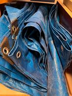 Afdekzeil blauw, 6 x 4 meter, Ophalen, Gebruikt