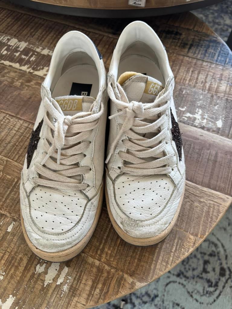 Sneakers Ballstar Golden Goose, Wit, Ophalen of Verzenden, Sneakers of Gympen, Gedragen