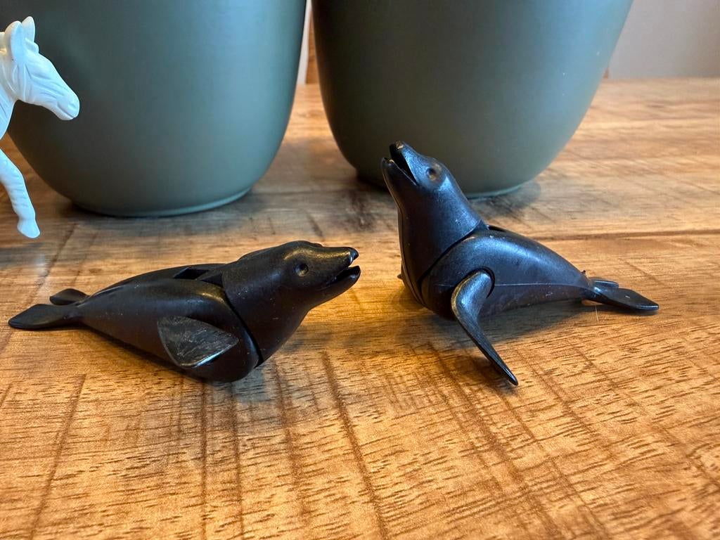 Playmobil zeehond zwart / sea lion black, Verzamelen, Dierenverzamelingen, Ophalen of Verzenden, Zo goed als nieuw, Wild dier