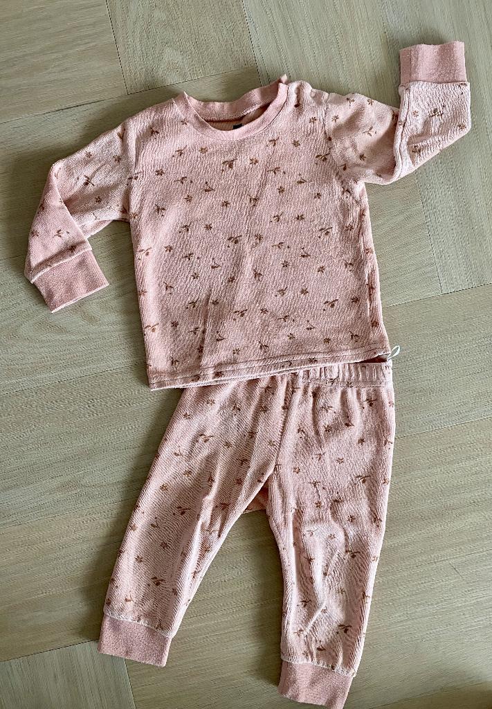 HEMA pyjama set roze maat 74/80 | babykleding meisje, Kinderen en Baby's, Babykleding | Maat 74, Zo goed als nieuw, Meisje, Setje