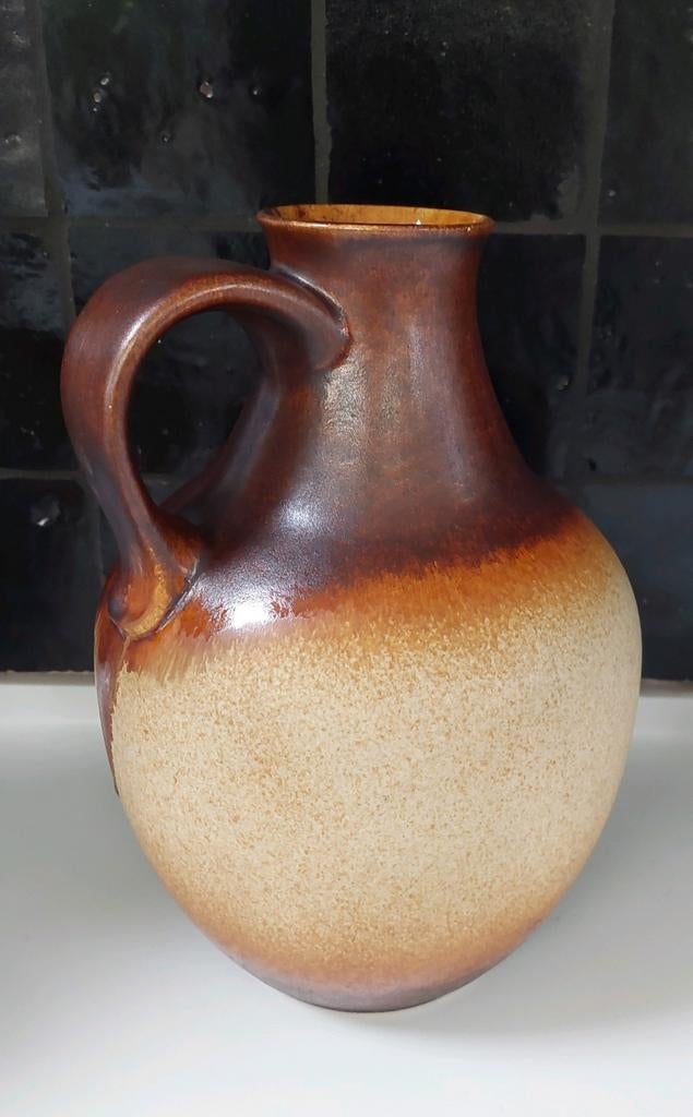 Vintage keramiek Bay vaas kruikvaas W. Germany, Antiek en Kunst, Antiek | Vazen, Ophalen of Verzenden