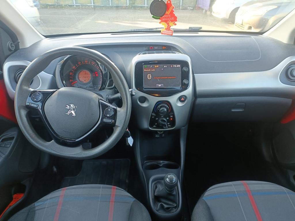 Peugeot 108 1.0 GROOT SCHERM BLUETH/NAP/AIRCO, Voorwielaandrijving, Euro 5, Gebruikt, 31 €/maand