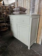 oude franse meidenkast ``WOONWINKEL RUSTIEK``, Ophalen, Gebruikt, 100 tot 150 cm, Met plank(en)