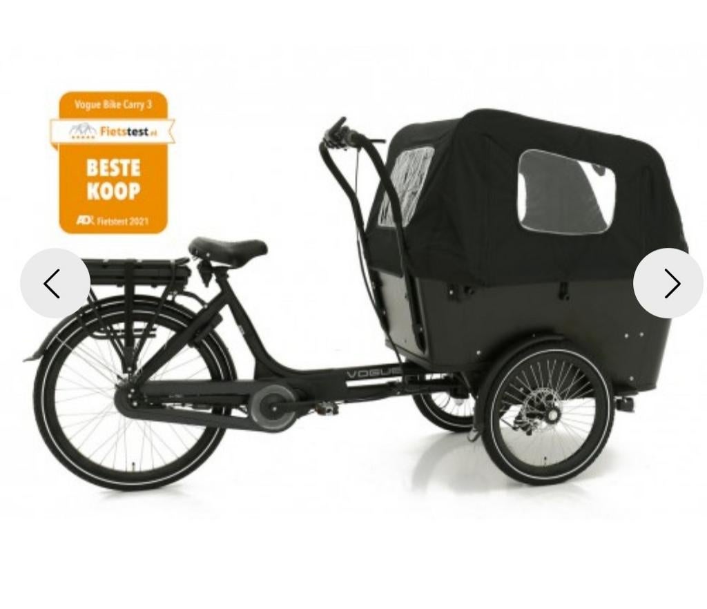 Voque carry/Middenmoter/ ZEER WEINIG km 4 kids/dog, Ophalen of Verzenden, Zo goed als nieuw, 4 kinderen of meer, Huif