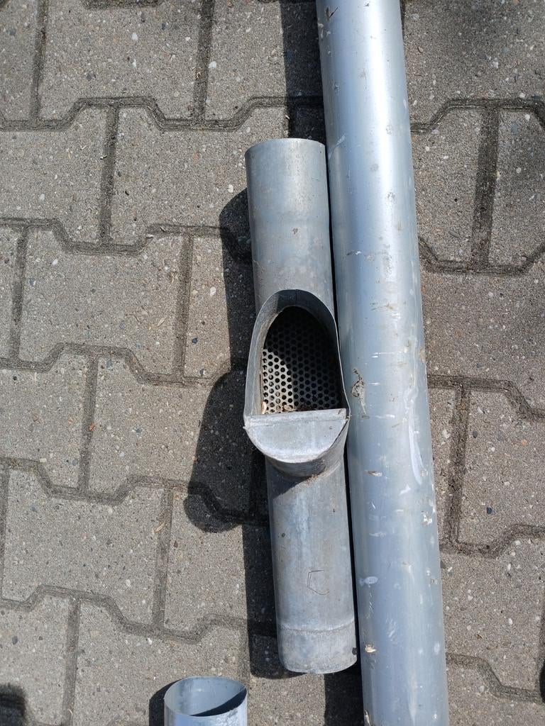 Hemelwaterafvoer, Doe-het-zelf en Verbouw, Buizen en Afvoer, Ophalen, Zink, Minder dan 2 meter, 80 mm of meer