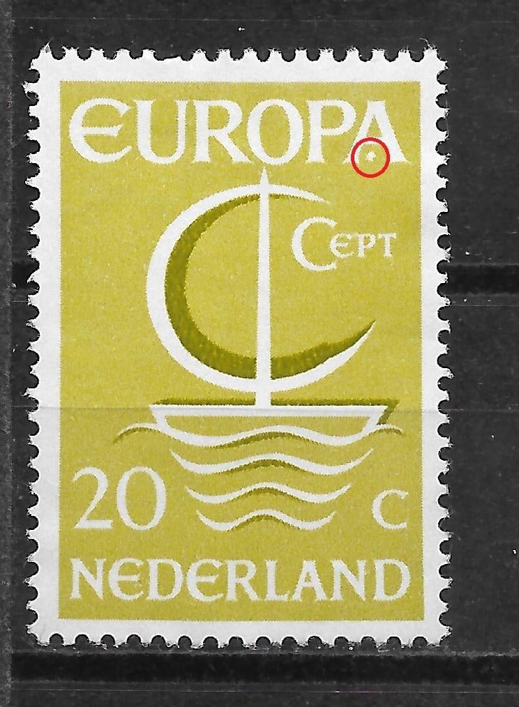 Fout op 868 postfris, Ophalen of Verzenden