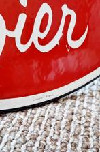 Pracht vintage emaille Heineken bier reclamebord🍺, Reclamebord, Gebruikt, ., Ophalen of Verzenden