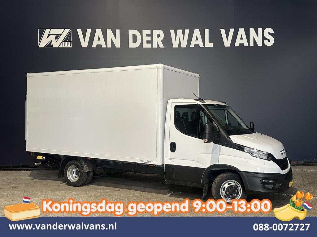 Iveco Daily 35C16 157pk Bakwagen Laadklep Dubbel Lucht Euro6, Auto's, Gebruikt, Iveco, Wit, Bedrijf