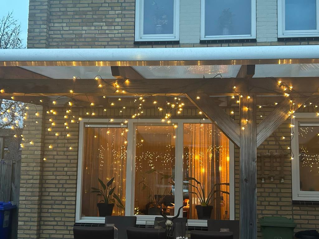 Douglas Houten Overkapping 6x4m met Opaal Witte Kanaalplaten, Tuin en Terras, Overkappingen, Ophalen, Gebruikt, Overige typen