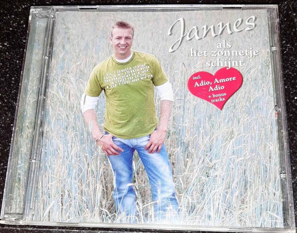 Jannes als het zonnetje schijnt incl. Bonus tracks, Ophalen of Verzenden, Zo goed als nieuw, Levenslied of Smartlap
