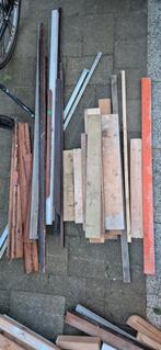 Partij diverse houten planken en latten, Doe-het-zelf en Verbouw, Hout en Planken, Ophalen, Minder dan 25 mm, Plank, Minder dan 200 cm
