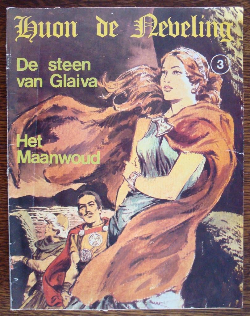 Huon de Neveling nr. 3, 1e druk uit 1974, Eén stripboek, Ophalen, Gelezen