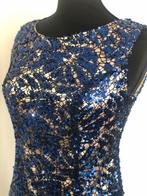 Elegante Avondjurk met Pailletten - Maat M, Kleding | Dames, Gelegenheidskleding, Maat 38/40 (M), Galajurk, Blauw, Ophalen of Verzenden