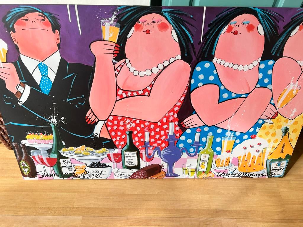 Schilderij op canvas El van Leersum, Ophalen