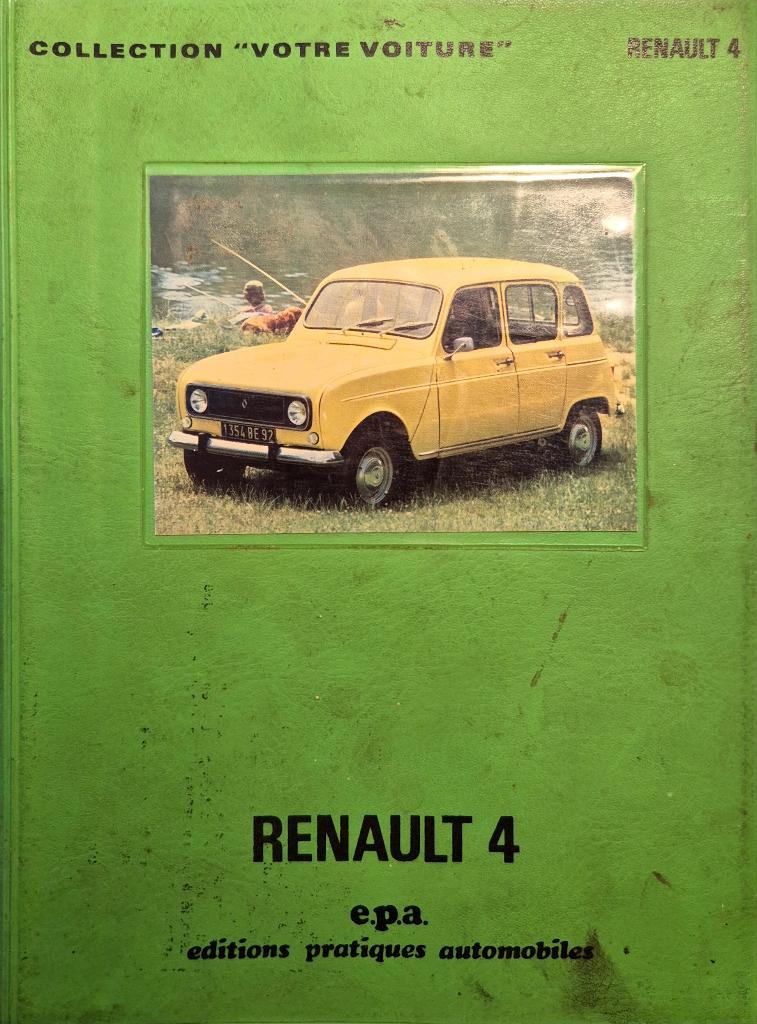 Renault 4 Onderhoudsboek Franstalig 1976, Ophalen of Verzenden, Zo goed als nieuw, Renault