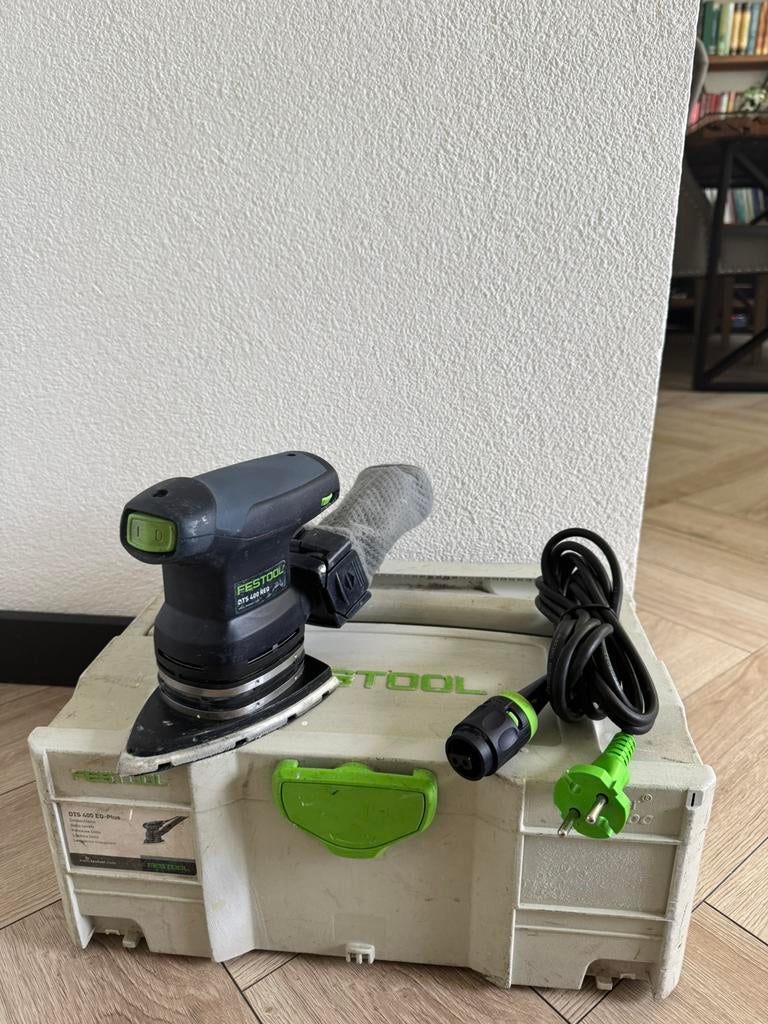 Festool DTS 400 REQ-Plus Deltaschuurmachine In Systainer, Ophalen, Gebruikt, Minder dan 600 watt, Vlakschuurmachine