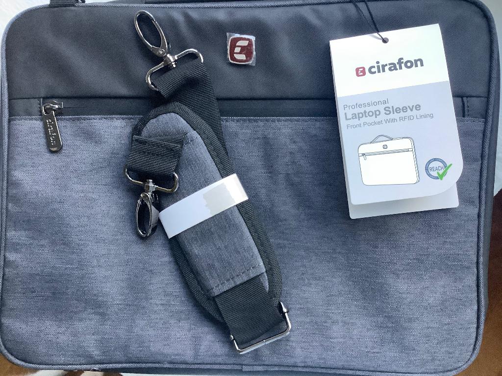 Cirafon  Laptop tas Sleeve 14" Nylon Zwart, Ophalen of Verzenden, 14 inch, Nieuw, Cirafon