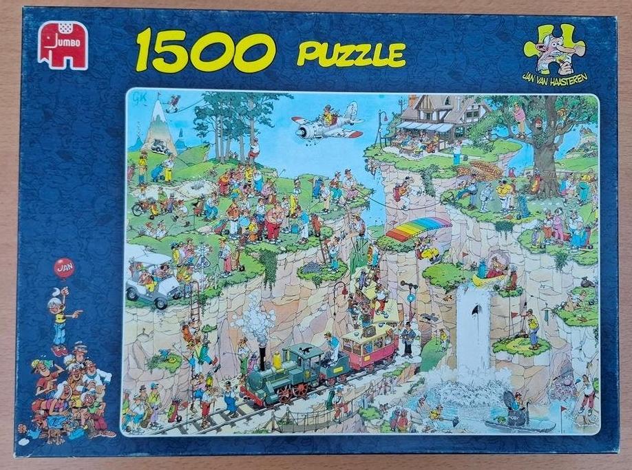 Jan van Haasteren 1500 - De Golfbaan (Veldhoven), Ophalen of Verzenden, 500 t/m 1500 stukjes, Gebruikt, Legpuzzel