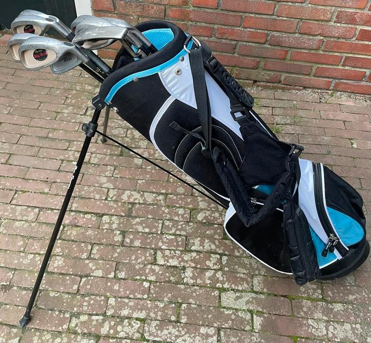 Volledige heren golfset titan steel bigben 4 5 6 7 8 9 pw sw, Sport en Fitness, Golf, Zo goed als nieuw, Set, Ophalen of Verzenden