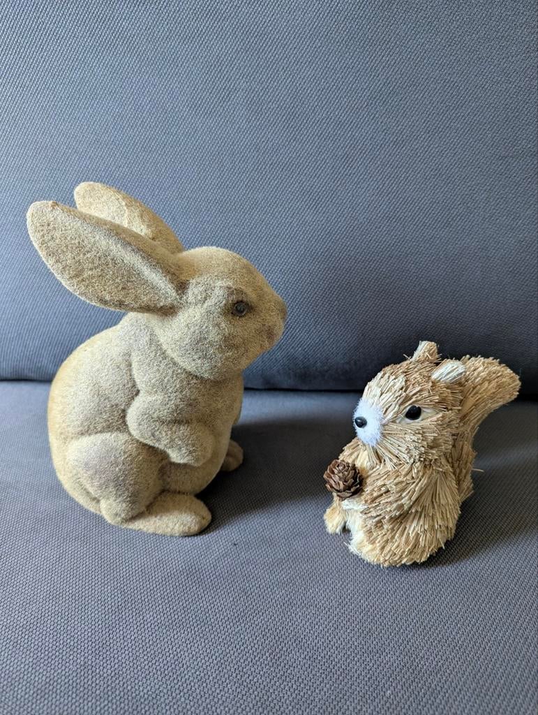 Konijn en eekhoorn decoraties, Diversen, Pasen, Ophalen