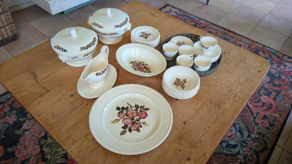 Wedgwood Briar Rose servies – zo goed als nieuw, Ophalen, Overige typen, Zo goed als nieuw, Wedgwood