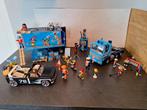 Playmobil truck, auto en stoere hangplek, Ophalen of Verzenden, Gebruikt, Los playmobil