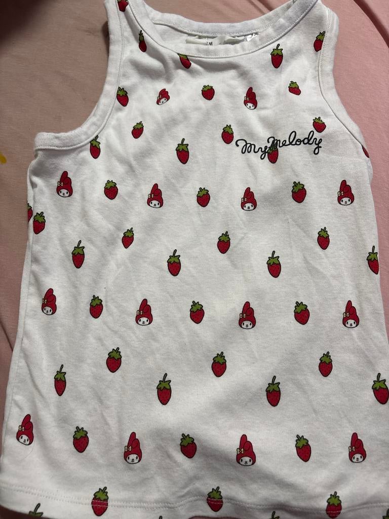 H&M x Sanrio My Melody topje maat 170 14+, Kinderen en Baby's, Kinderkleding | Maat 170, Ophalen of Verzenden, Gebruikt, Meisje
