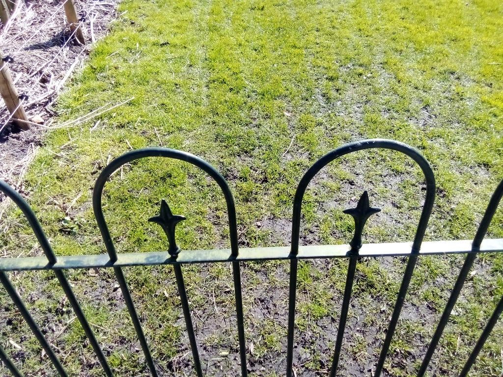 Sierhekwerk ruim 13 meter, Ophalen, Gebruikt, IJzer, Sierhekwerk