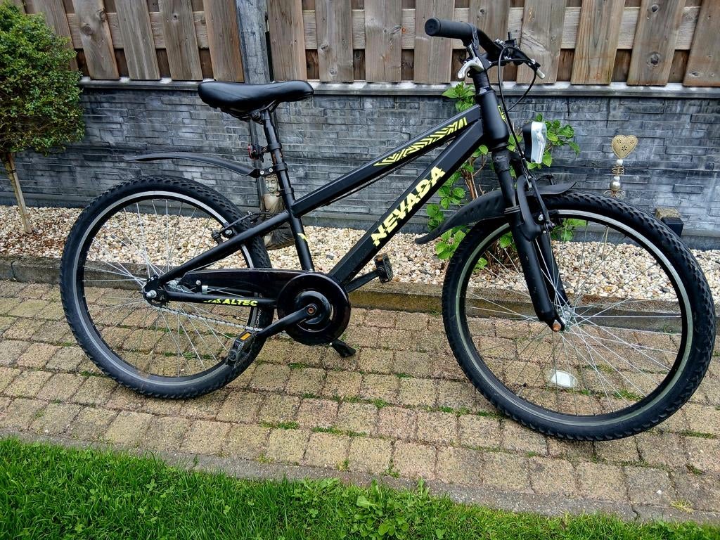 Nevada Mountainbike - Zwart met neon Accenten, Nevada, Ophalen of Verzenden, Handrem, Gebruikt