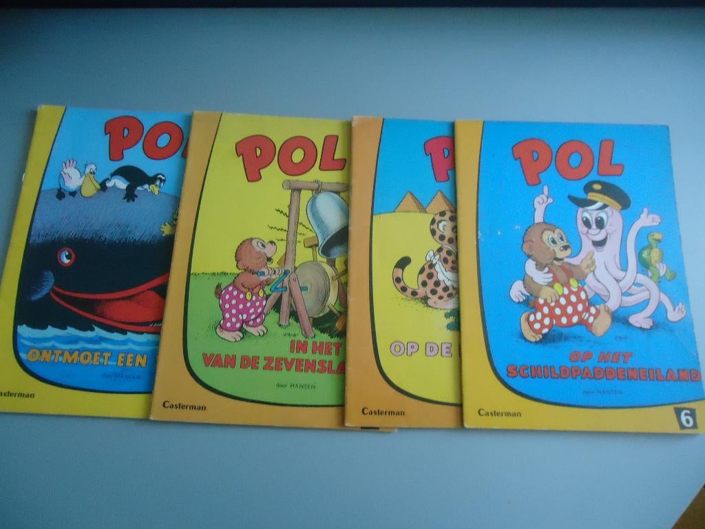 pol stripboeken, Meerdere stripboeken, Verzenden, Gelezen, Hansen