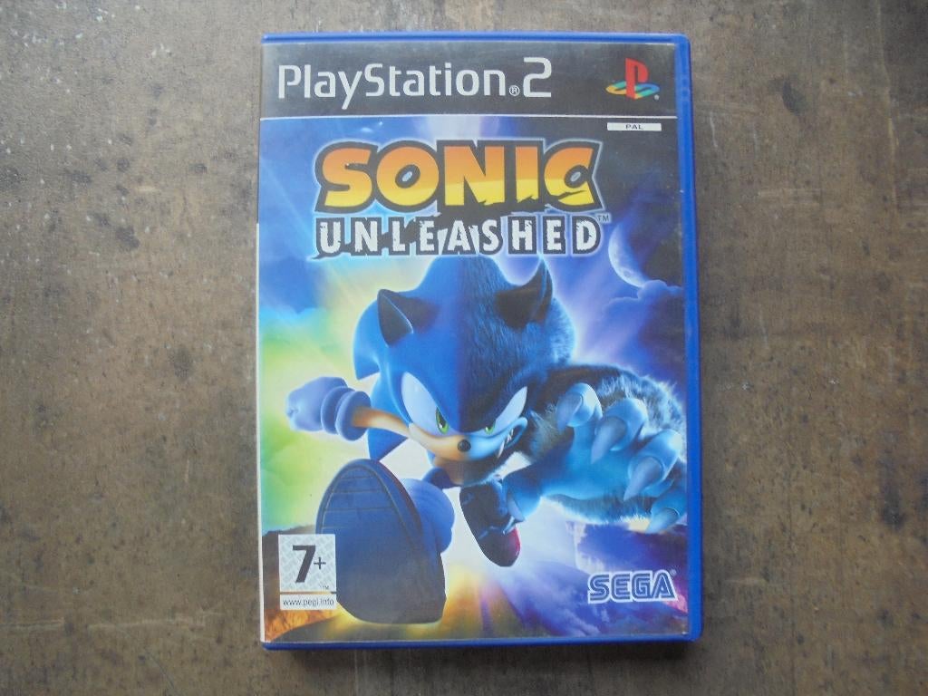 Sonic Unleashed voor PS2 (zie foto's), Avontuur en Actie, Gebruikt, 1 speler, Ophalen of Verzenden