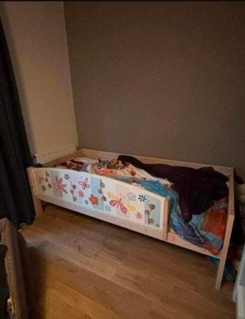 Lifetime bed, Ophalen, 85 tot 100 cm, Gebruikt, Lattenbodem