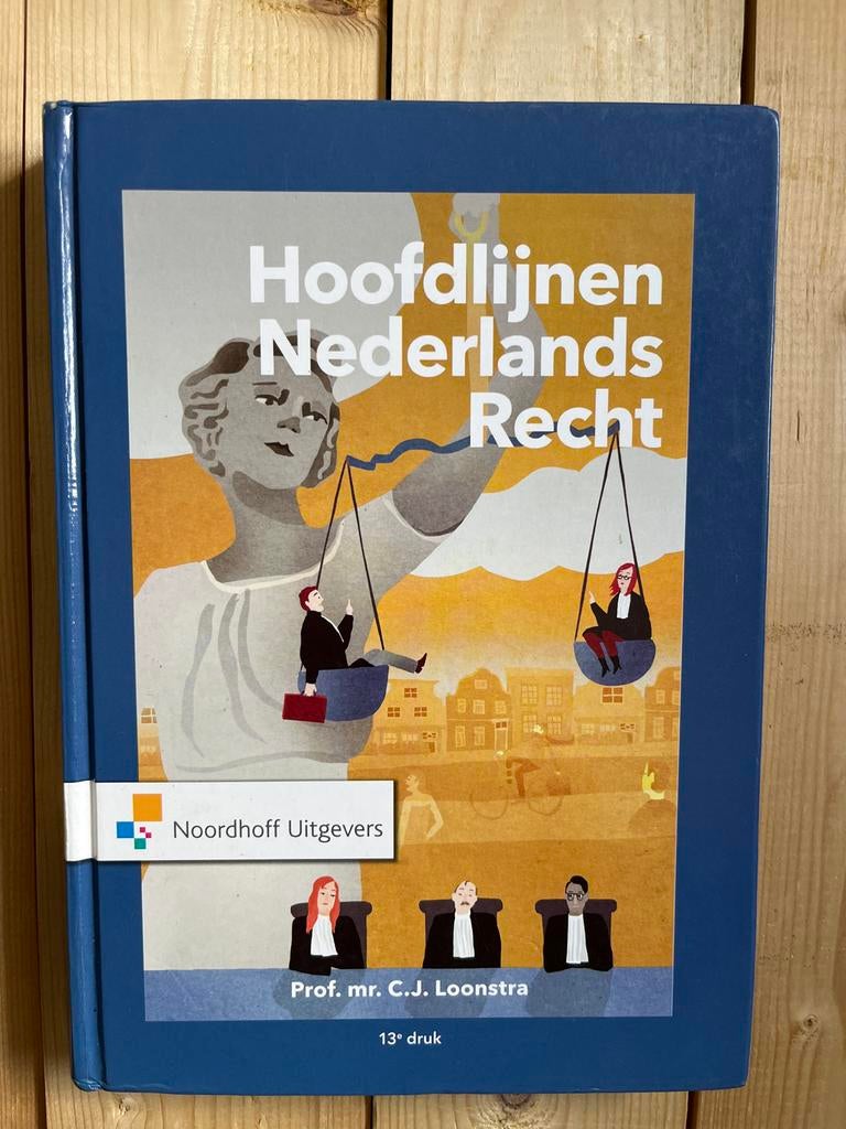 Hoofdlijnen Nederlands Recht - 13e druk, Ophalen of Verzenden, Gamma, Zo goed als nieuw, HBO
