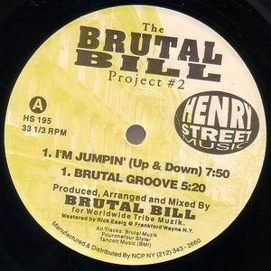 12" Maxi-Single (House) Brutal Bill - I'm Jumpin' (1996), Cd's en Dvd's, Vinyl | Dance en House, Gebruikt, Trip Hop of Breakbeat
