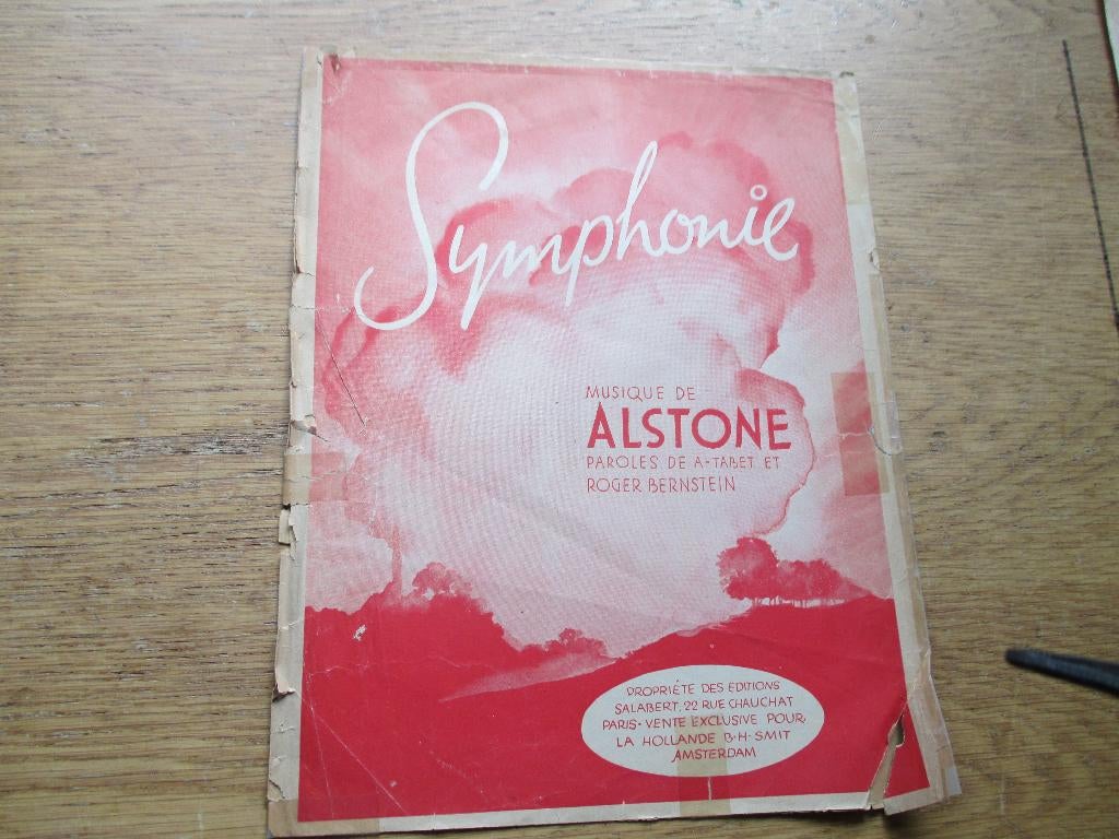 SYMPHONIE - ALSTONE, Muziek en Instrumenten, Zang, Gebruikt, Ophalen of Verzenden, Artiest of Componist