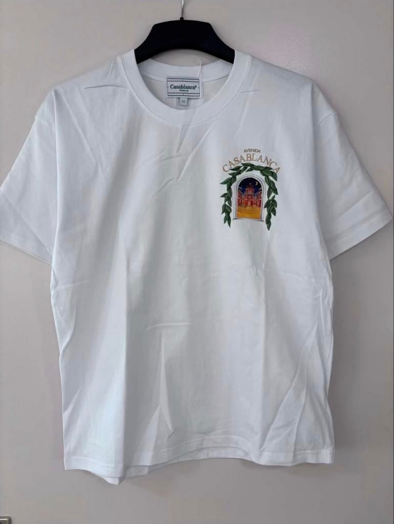 Casablanca Avenida T-shirt, Kleding | Heren, T-shirts, Ophalen of Verzenden, Nieuw, Maat 46 (S) of kleiner, Wit