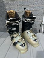 Dolomite skischoenen maat 41.5/42 met skistokken 120 cm, Gebruikt, 100 tot 140 cm, Schoenen, Skiën