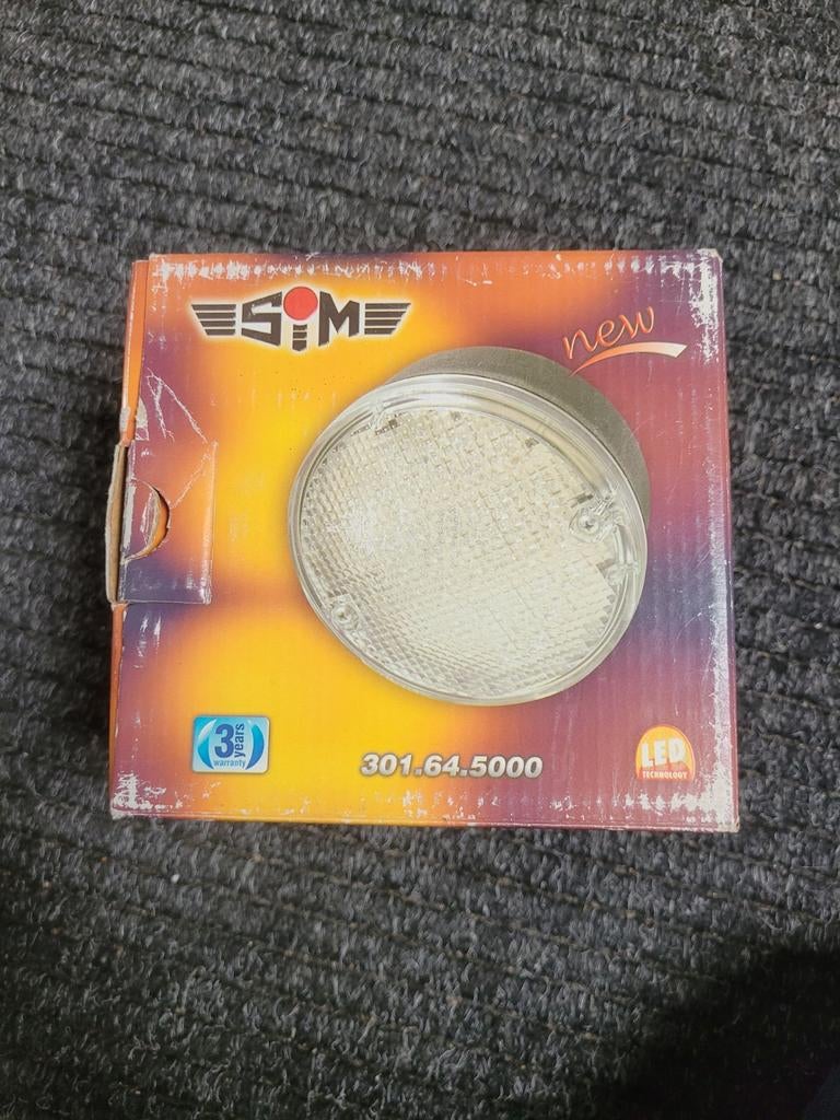 SIM LED Balklamp 140 mm Blank Glas/R - Nieuw, Ophalen, Nieuw