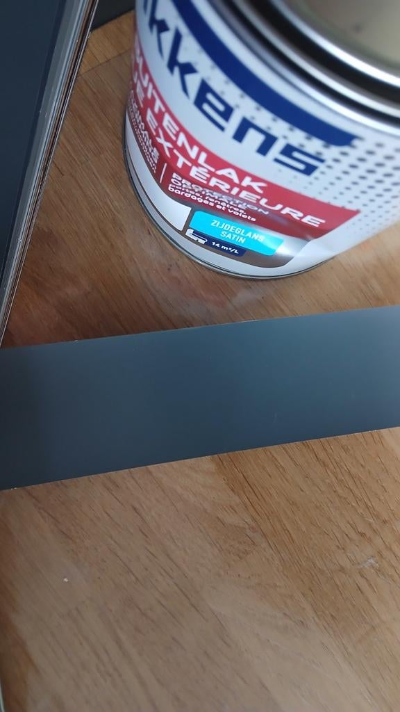 Sikkens buitenlak zijdeglans RAL 7011, Ophalen, Wit, Nieuw, Lak