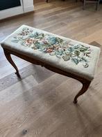 Pianobank met geborduurde zitting, Huis en Inrichting, Krukjes, Ophalen, Gebruikt, Overige materialen