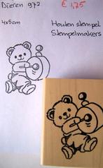 Dieren 972 Houten stempel, Ophalen of Verzenden, Gebruikt, Houten stempel