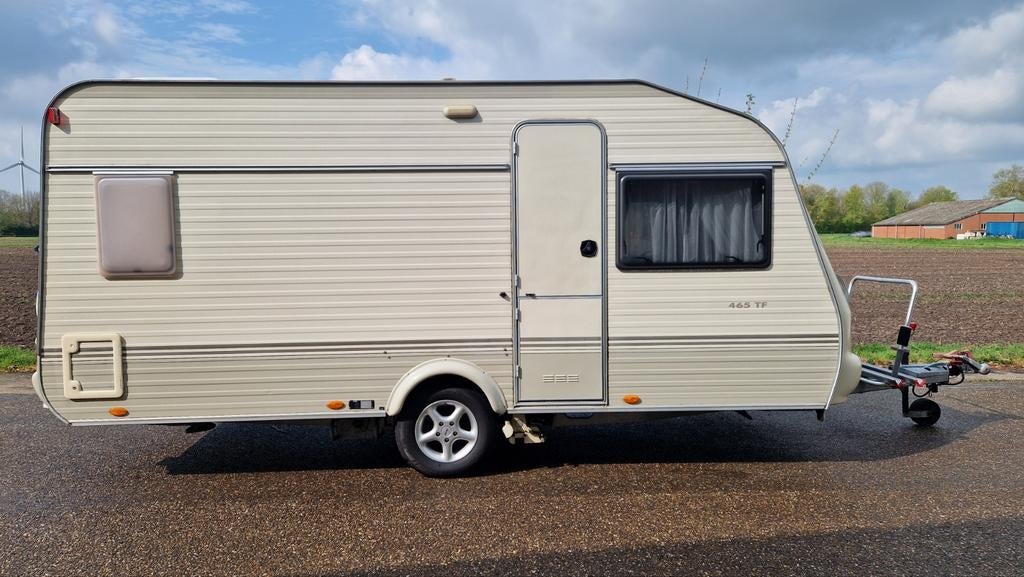 Avento Premier 465TF - Mover - Unico Voortent (z.g.a.n.), Caravans en Kamperen, Caravans, Luifel, Treinzit, Particulier, 4 tot 5 meter