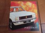 Folder Peugeot 104 1974-1975, Ophalen of Verzenden, Zo goed als nieuw, Peugeot, Peugeot