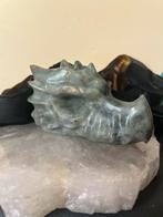 Labradoriet draak schedel skull 525 gr beschermt inzicht, Ophalen of Verzenden, Nieuw