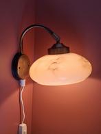 Vintage Gemarmerde Wandlamp, Ophalen of Verzenden, Zo goed als nieuw